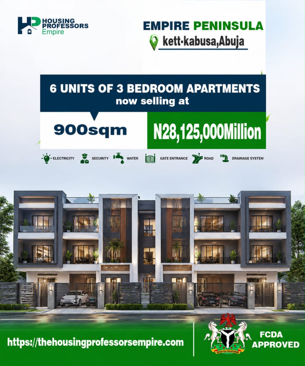 Empire Peninsula – 900sqm in Kett-Kabusa, Abuja