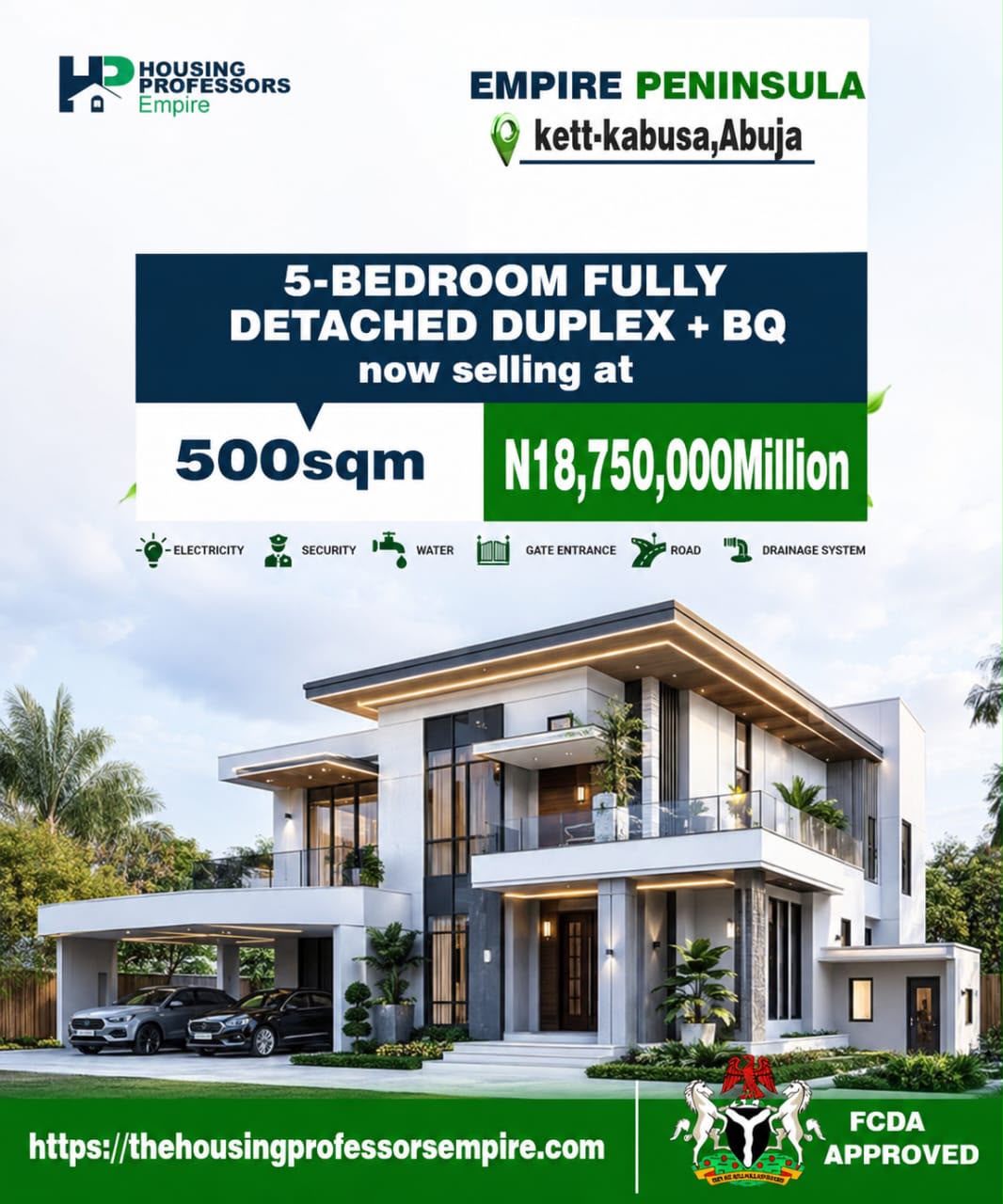 Empire Peninsula - 500sqm in Kett-Kabusa, Abuja