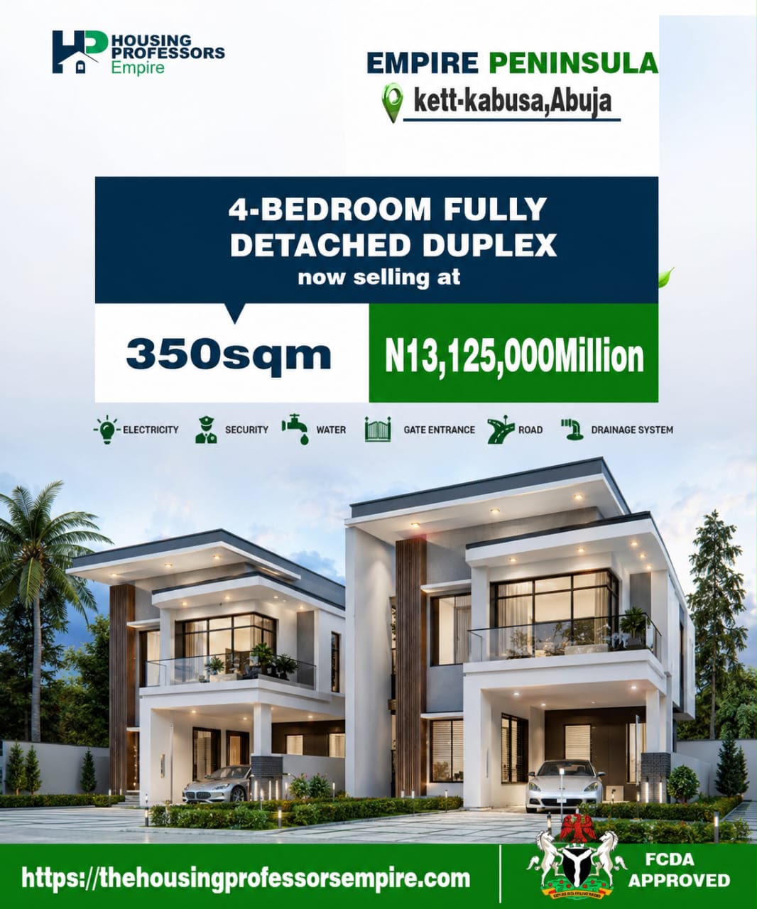 Empire Peninsula - 350sqm in Kett-Kabusa, Abuja